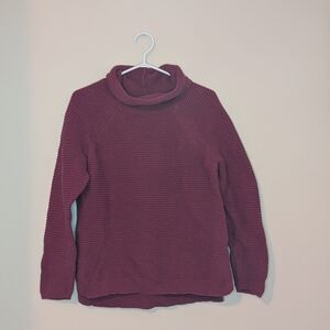 Kenneth Cole Burgundy Cowl Neck Sweater